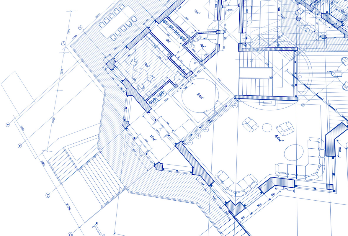 Plan of a building